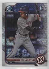 2022 Bowman Draft Chrome Asia Mojo Refractor Brenner Cox #BDC-196 1d8g