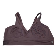 Victoria's Secret XL Bralette Mauve Lace Comfort NO Underwire Sports