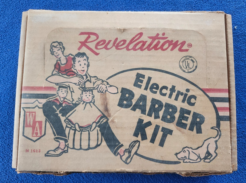 Vintage Western Auto Revelation Electric Barber Kit hair barbershop collectible
