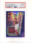 JAYDEN DANIELS 2024 DONRUSS OPTIC ROOKIE BLUE HYPER PHENOM PATCH PSA 10 Q0004