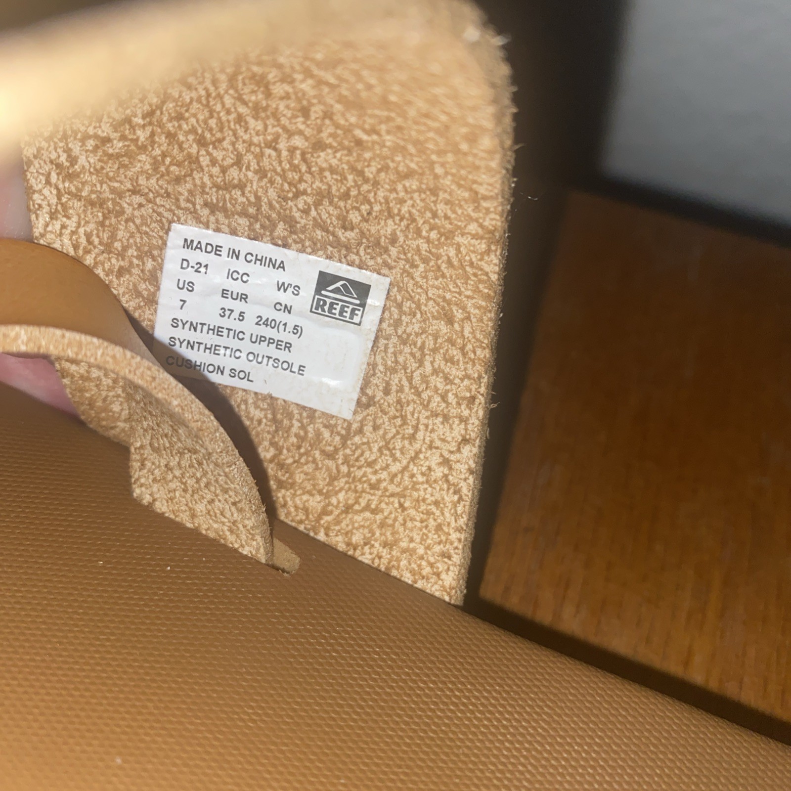 SAOLA Reef Cushion Sol sandalo donna 7 marrone infradito infradito infradito cinturino slide