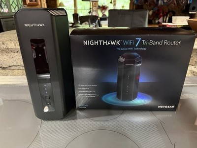 NETGEAR Nighthawk RS700S (BE19000) Tri Band WiFi 7 Router, 19Gbps, 10 Gig Port