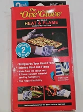 glove  Heat & Flame Hand Protection - 2 Pack Glove best  use high  heat
