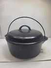 Griswold Cast Iron #8 Erie Tite-Top 1278 Dutch Oven w Self Basting Lid & Rust