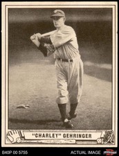 1940 Play Ball #41 Charlie Gehringer Tigers HOF 6 - EX/MT