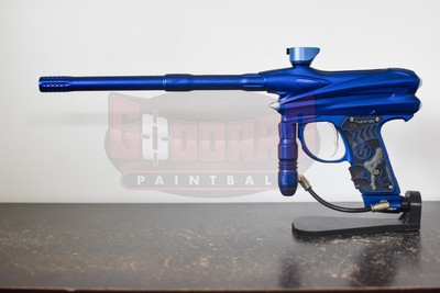 USED Dye Matrix DM5 Paintball Marker Gun - Blue / Silver