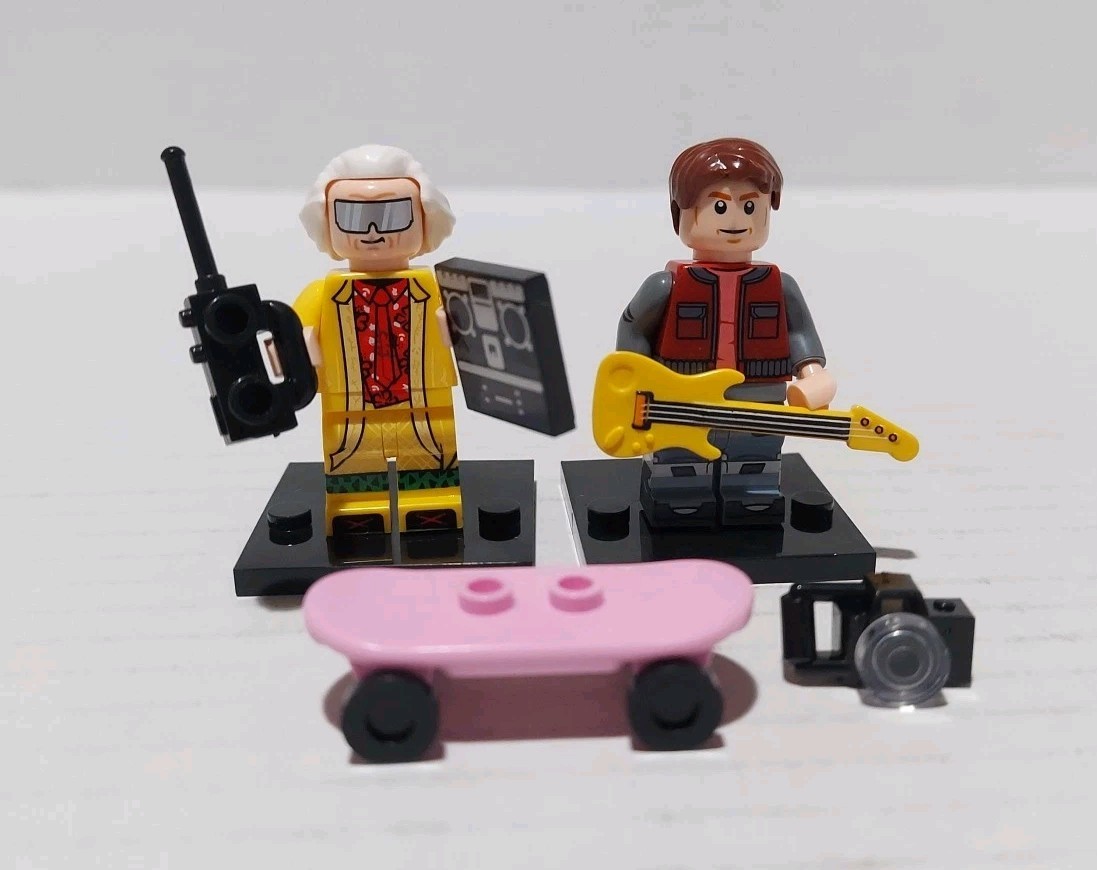 Back To The Future Custom Minifigures Marty McFly And Doc Brown
