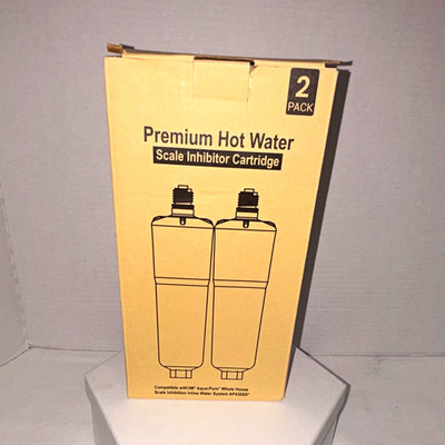 2 Pack Hot Water Scale Inhibitor Cartridges for 3M Aqua-Pure AP430SS 1 GPM
