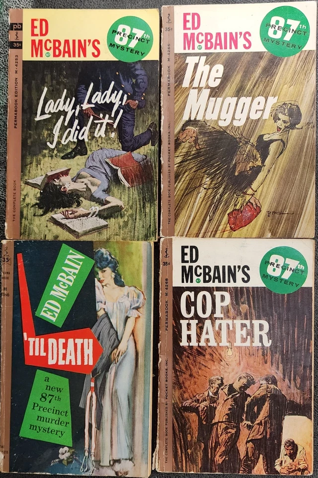 Ed McBain Lot of 16 Vintage Paperback Books 87th Precinct Mystery Series Foto 4 de 4