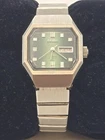 Vintage Seikco Automatic 28mm Green Day/Date Dial Women's Watch 2206-0670R