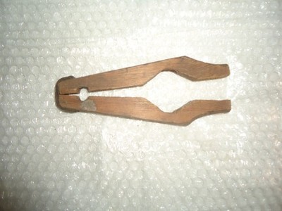 Vintage Hand Made ?! Holz Holz Nussknacker Nussknacker 7'' Werkzeug (4)