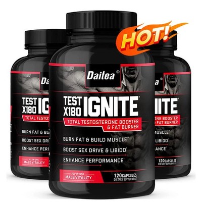 Daitea Test X180 Ignite für Männer   Zum Fettabbau & Muskelaufbau 30 120 Kapseln
