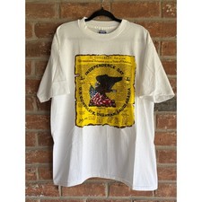 Vintage 1993 Dhahran Saudi Arabia Independence Day Eagle USA Made Tee XL