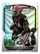 2022 Arik Gilbert Bowman University Chrome Refractor Rookie - Georgia Bulldogs