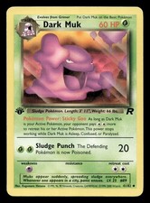 Dark Muk 41/82 Team Rocket Pokemon 1st Edition NM on eBay