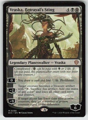 Vraska, Betrayal's Sting 88 Commander: Lorwyn Eclipsed MTG Near Mint