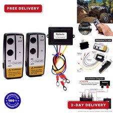 Riyitauto Wireless Winch Remote Control Kit 12-24v For Car Truck Atv Riyitauto Wireless Winch Remote Control Kit 12-24v For Car Truck Atv