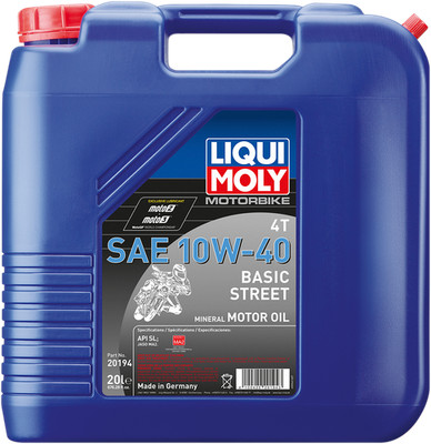 LIQUI MOLY - Basic Street 4T Oil 10W-40 20L | 20194