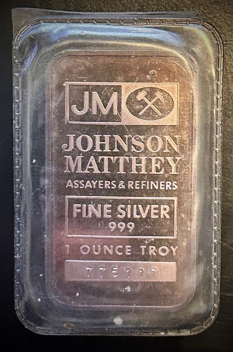 Johnson Matthey 1 oz Precious Metal Content per Unit Silver
