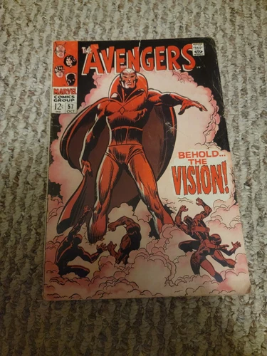 AVENGERS #57 (1968)-1ST APPEARANCE OF VISION- KEY ISSUE-VISION Reader Copy