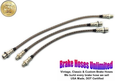 Edelstahl Bremsschlauch Set Oldsmobile Futuramic, Serie 88, 1949