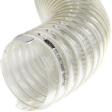 PU Dust Extraction Hose | Flexible Polyurethane Ducting for Woodworking & CNC