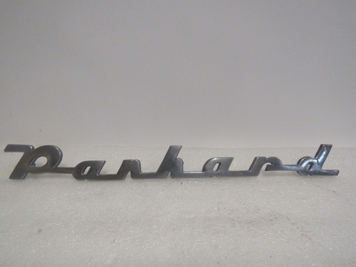 Emblema de fabricante de automóviles francés Panhard de colección nombre original altamente coleccionable - Imagen 7 de 7