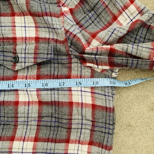 Chemise homme Gap flanelle à carreaux taille M rouge blanc gris - Photo 5/5