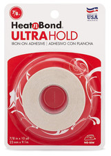 Heatnbond Ultrahold Iron-On Adhesive, 7/8 Inch X 10 Yards