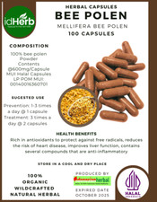 100 CAPSULE Mellifera Ape Polonia ERBE ERBE BIOLOGICHE NATURALI