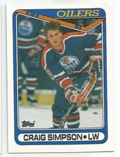 CRAIG SIMPSON 1990-91 TOPPS CARD NM-MT+ CONDITION