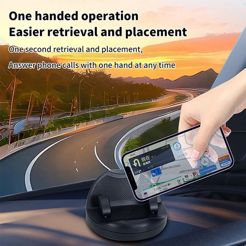 Dashboard Car Phone Holder With Parking Number Plate For Iphone Android Phone - Zdjęcie 5 z 12