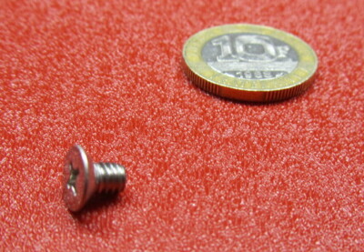 18-8 Stainless Flat Head Phillips Machine Screw 8-32 x 1/4'' Length, 200 pcs