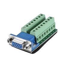 D-sub DB15 Breakout Board Connector 15 Pin 3-row Female Port Solderless with Nut