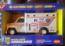 New In Box 1993 Buddy L Rescue Force Ambulance with Sound  Lights