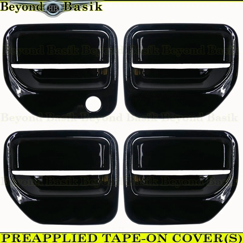 Honda Ridgeline 2006 2007 2008-2012 2013 2014 4 puertas negro brillante manija de puerta cubiertas Foto 4 de 4