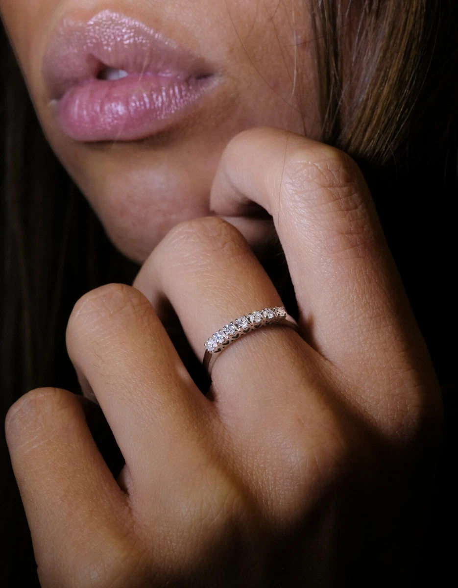 Anello Donna Riviera in Oro Bianco con Diamanti Gioielleria Scardi