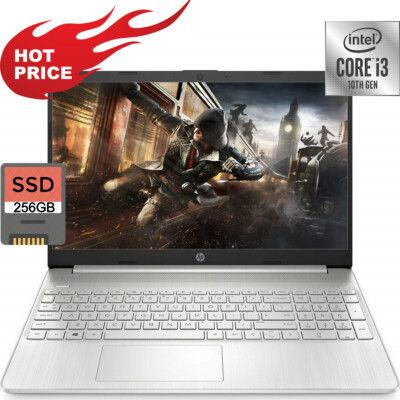 8gb Ram 256gb Ssd I3 Hp Laptop 10th Generation HP 15 Laptop, Intel