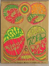 Rare 1968 OOAK Psychedelic Show Original Art Signed By Peter Seydel Vincent