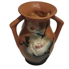 Roseville Pottery 90-7 Two Handled Magnolia Vase Double Handle REPRODUCTION
