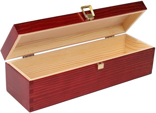 Weinkiste Holz Weinkisten aus Holz Flaschenbox aus Holz Weinbox für 1 Flasche - Bild 17 von 48