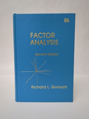 Factor Analysis by Richard L. Gorsuch (1983, Hardcover)