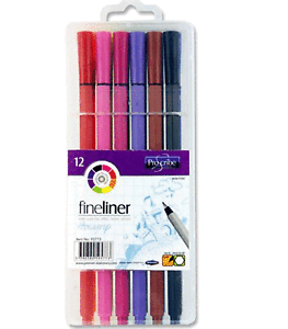 fineliner coloured pens