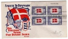 #920 Denmark 1943 FDC Overrun Nations - Fleetwood Knapp