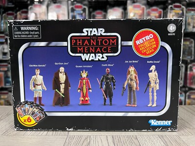 Star Wars - Retro Collection - The Phantom Menace 6 Figuren Box Set