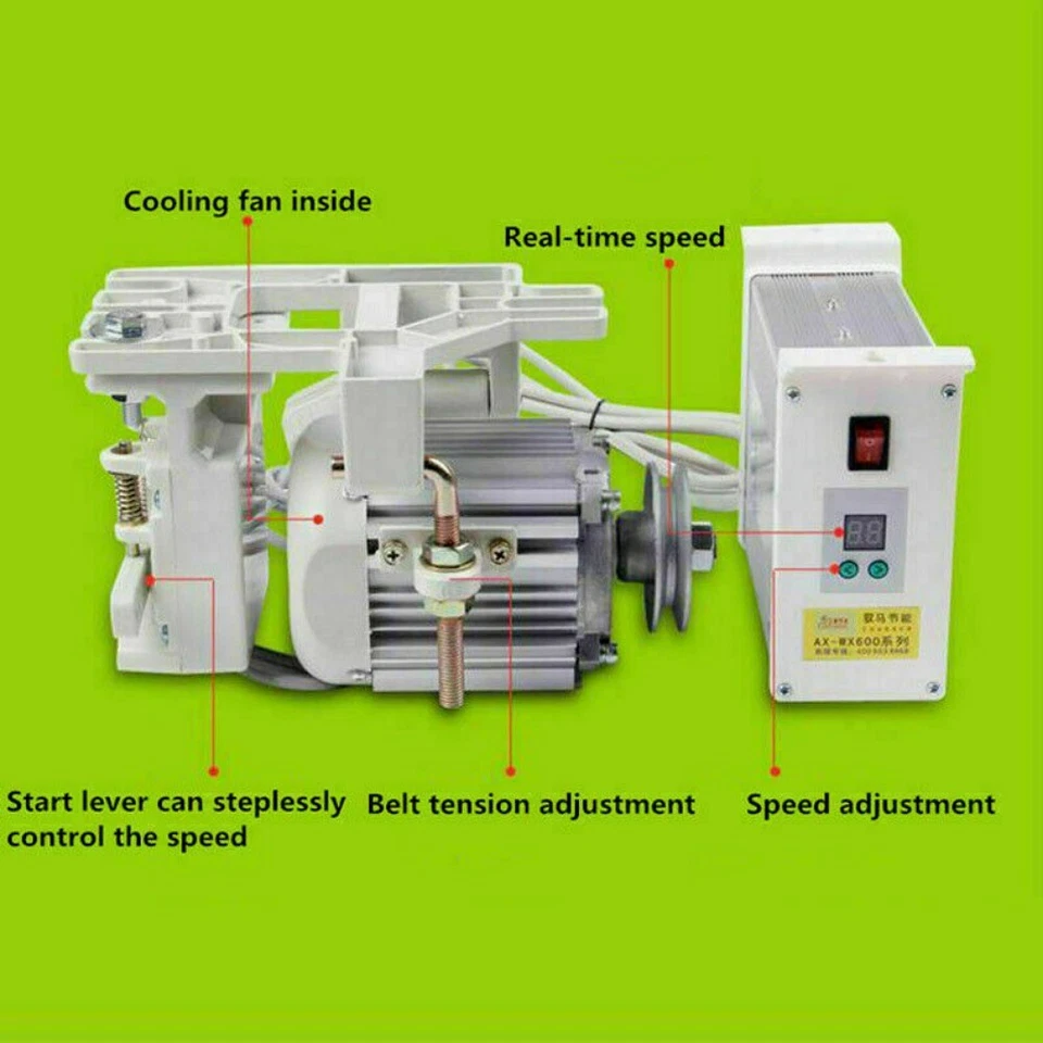 New 220V 600W Energy Saving Mute Split Servo Motor for Industrial Sewing Machine - Image 3 of 4