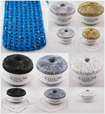 25g ONline Linie 344 Starlight Pailletten Beilaufgarn Mitstricken GP 159,60 /1kg