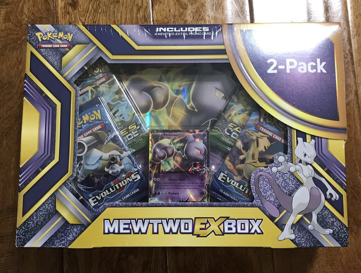 Pokemon Trading Card Game Mewtwo EX Box and Shiny Tapu Koko GX Box