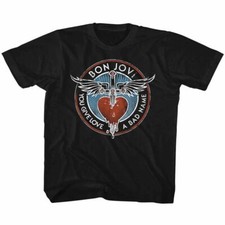 Kids Bon Jovi Badname Music Shirt