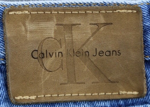 Vintage Men's Calvin Klein 5 Pocket Jean Shorts Medium Wash Cotton Size 38 - Picture 10 of 10